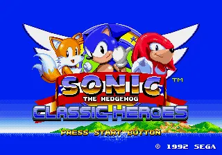 Carátula de Sonic Classic Heroes