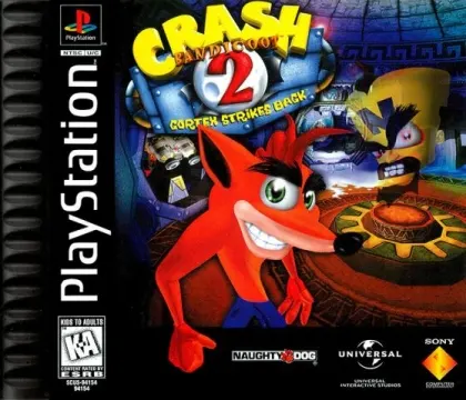 Carátula de Crash Bandicoot 2 - Cortex Strikes Back